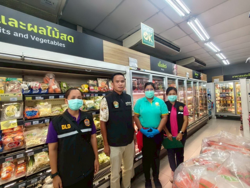 ปศุสัตว์อำเภอท่าใหม่ "ตรวจติดตามโครงการเนื้อสัตว์ปลอดภัย ใส่ใจผู้บริโภค (ปศุสัตว์OK) รอบที่ 4 ประจำเดือนสิงหาคม 2568"