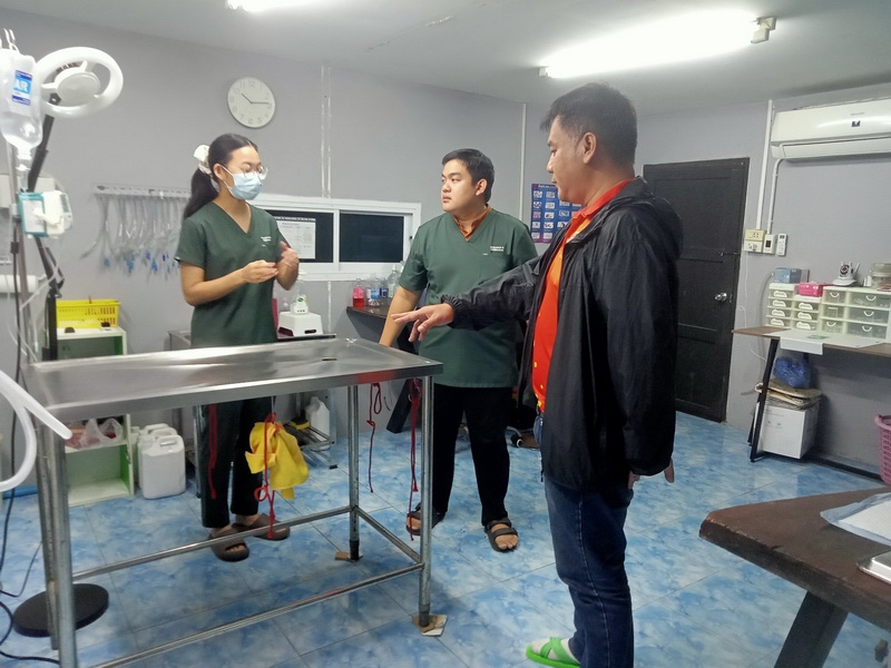 ปศุสัตว์จันทบุรี ตรวจขอจัดตั้งดำเนินการสถานพยาบาลสัตว์
